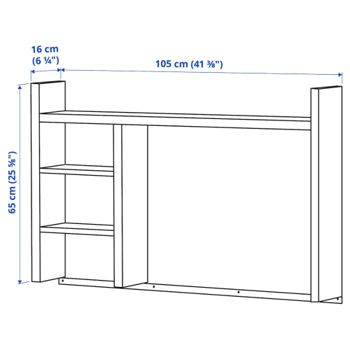 IKEA MICKE Add on Unit White Workspace Urban Sales